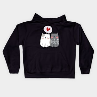 Funny Love Cat Kids Hoodie